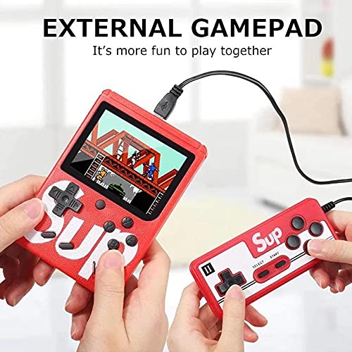 SUP 400-in-1 Game)Video Game for Kids Handheld SUP Preloaded 400 in1 Games Station Best Gaming Console Video Game for Boys,Girls,Kids with Remote( Color May Vary)