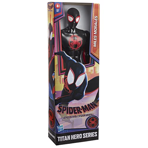 Marvel Spider-Man Miles Morales Toy, 12-Inch-Scale Spider-Man: Across The Spider-Verse Action Figure, Ages 4 and Up