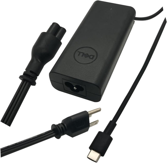 Dell Laptop Charger 65W Watt USB Type C AC Power Adapter Include Power Cord for Dell Latitude 3340 3440 3540 5340 5440 5540 7340 7440 7640 9440 2in1