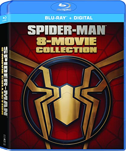 The Amazing Spider-Man 2 / Amazing Spider-Man / Spider-Man (2002) / Spider-Man 2 (2004) / Spider-Man 3 (2007) / Spider-Man: Far from Home / Spider-Man: Homecoming / Spider-Man: No Way Home - Set - Blu-ray + Digital