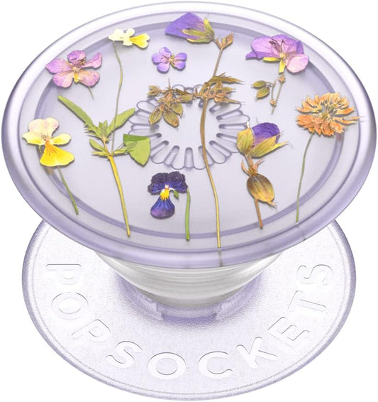 PopSockets Phone Grip with Expanding Kickstand, Adhesive Grip, Cute PopSockets - Purple Fields