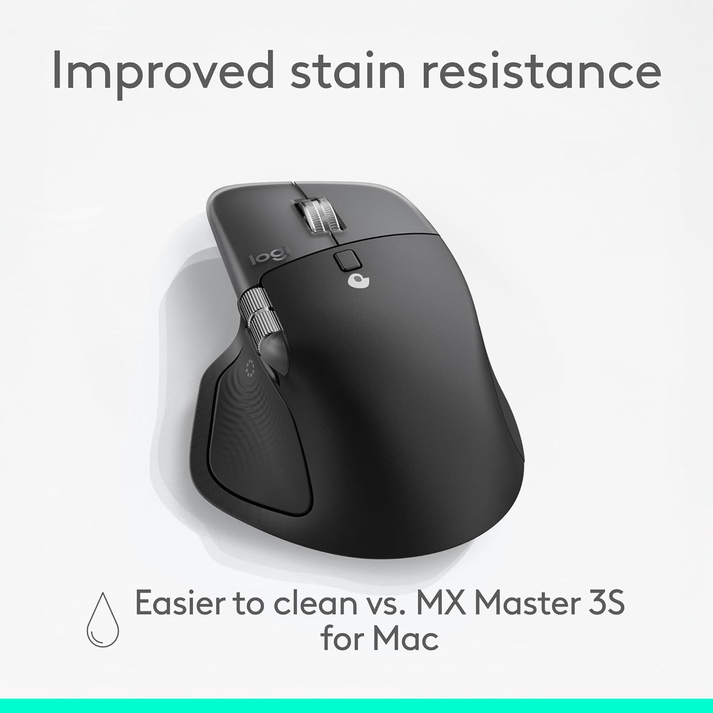 Logitech MX Master 4 for Mac, Ergonomic Bluetooth Mouse with Advanced Performance Haptic Feedback, Ultra-Fast Scrolling, USB-C Charging, MacOS, iPadOS, Windows - Space Black