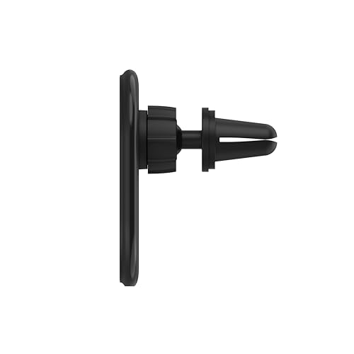 Belkin MagSafe-Compatible Magnetic Wireless Car Charger 10W - Wireless Charger, Magnetic Car Vent Phone Mount for iPhone 17, iPhone 16, 15, & 14 Series, Pixel 10 (Power Supply Included) - Black