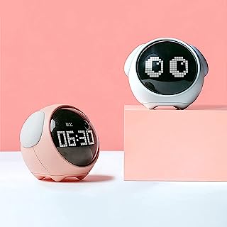 Emoji Alarm Clock Night Light Lamp IMAGE 1