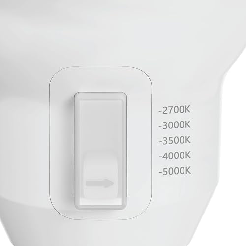 Feit Electric BR30 LED Flood Light Bulb, 65W Equivalent, Dimmable, 5CCT, Adjustable White, 650 Lumens, Indoor/Outdoor Residential & Commercial Use, 17,000-Hour Lifespan, BR3065DM5CCTCA15K/6, 6-Pack