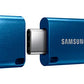 Samsung Type-C USB Flash Drive, 256GB, Transfers 4GB Files in 11 Secs w/Up to 400MB/s USB 3.2 Gen 1 Read Speeds, Compatible w/USB 3.0/2.0, Waterproof, 2022, Blue, MUF-256DA/AM