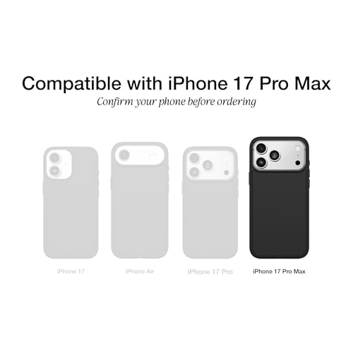 OtterBox iPhone 17 Pro Max Symmetry Series Clear Case - Clear - Ultra-Thin, Sleek, Silicone iPhone Case | Snaps to MagSafe, Ultra-Sleek, Raised Edges Protect Camera & Screen, Ultra-Thin, Sleek iPhone Case with Camera Control