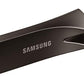 SAMSUNG BAR Plus 3.1 USB Flash Drive, 128GB, 400MB/s, Rugged Metal Casing, Storage Expansion for Photos, Videos, Music, Files, MUF-128BE4/AM, Titan Grey