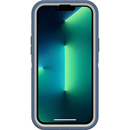 OtterBox Defender Series Screenless Edition Case for iPhone 13 Pro Max & iPhone 12 Pro Max (Only) - Holster Clip Included - Microbial Defense Protection - Non-Retail Packaging - Fort Blue