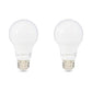 Basics A19 LED Light Bulbs – 60W Equivalent, 9W Energy Efficient, Soft White 2700K, E26 Base, 2-Pack, Non-Dimmable