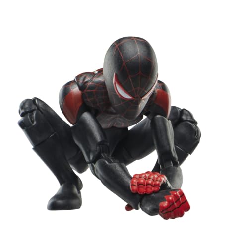 Marvel Legends Series Ultimate Miles Morales, Spider-Man Comics-Inspired Collectible 6-Inch Scale Action Figure with Character-Sized Comic Accessory | Marvel Legends Comics Inspired 6 Inch Action Figure Wave 1 - Miles Morales