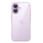 JETech Case for iPhone 17 6.3-Inch, Shockproof Phone Bumper Cover, Solid Color Matte TPU Frame, Anti-Scratch Clear Back (Lavender)