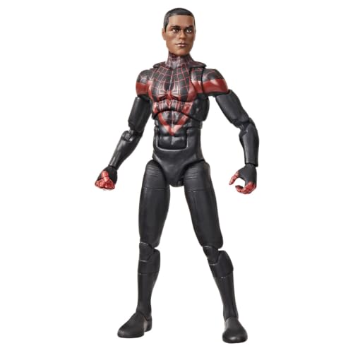 Marvel Legends Series Ultimate Miles Morales, Spider-Man Comics-Inspired Collectible 6-Inch Scale Action Figure with Character-Sized Comic Accessory | Marvel Legends Comics Inspired 6 Inch Action Figure Wave 1 - Miles Morales