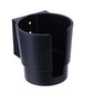 Universal Large Cup Holder Wall Mount, Heavy Duty Plastic Drink Holder for Boat Car Truck RV Bus Tractor Wall Wood, Vertical or Horizontal Mount, Fit Most Cups, Bottles, Cans, Tumblers Black Pack of 1