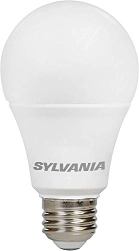 Sylvania ECO LED Light Bulb, A19 60W Equivalent, Efficient 9W, 7 Year, 750 Lumens, 2700K, Non-Dimmable, Frosted, Soft White - 8 Pack (40821)