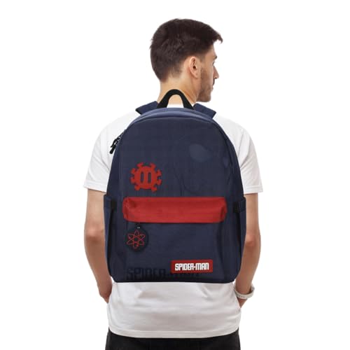 Spider-Man Classic Spider-Man Line Art 16.5” Adult Black & Red Backpack