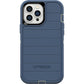 OtterBox Defender Series Screenless Edition Case for iPhone 13 Pro Max & iPhone 12 Pro Max (Only) - Holster Clip Included - Microbial Defense Protection - Non-Retail Packaging - Fort Blue