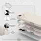 for iPhone 17 Case, Liquid Silicone Cover with Camera Protection Anti-Scratch Soft Microfiber Lining Shockproof Protective Phone Case for iPhone 17 6.3", Stone