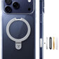 TORRAS Ostand for iPhone 17 Pro Case Clear Magnetic, Fit for MagSafe, 4X Military Drop Protection, Camera Control, Slim Phone Case for iPhone 17 Pro with Kickstand, Anti Yellowing Cover 6.3", Clear