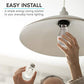 LUXRITE A19 LED Light Bulb 60W Equivalent, 3000K Soft White Dimmable, 800 Lumens, Standard LED Bulb 9W, E26 Base, Energy Star, Enclosed Fixture Rated, Perfect for Lamps and Home Lighting (4 Pack)