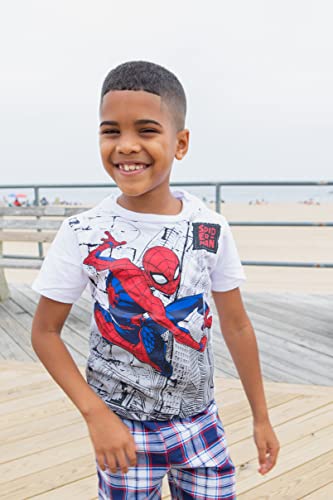 Marvel Spider-Man 4 Pack Pullover T-Shirts Toddler to Big Kid