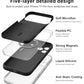 OTOFLY Magnetic for iPhone 17 Pro Case,Compatible with Magsafe,Classic Liquid Silicone Mobile Phone Case,Integrated Camera Control Button,Anti-Scratch Microfiber Lining, Black