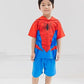 Marvel Boys' Cosplay 2-Piece Hooded Tee and Shorts Set Toddler to Big Kid