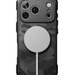 Ringke Rugged Gear for iPhone 17 Pro Max Case [Compatible with MagSafe] Prevents Oily Smudges Non-Slip Enhanced Grip Protective Cover Precise Cutouts for Camera - Magnetic Camo Black