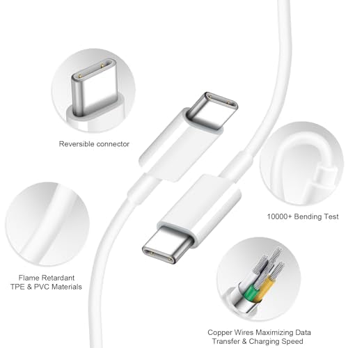 3 Pack iPhone Fast Charger cargador【Apple MFi Certified】 20W Rapid USB C Wall Charger with 6FT Fast Charging Cable Compatible with iPhone 11 12 13 14 Plus,Pro Max,Pro/Mini/XR/iPad