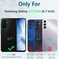 FNTCASE for Galaxy A17-5G Phone Case: for Samsung Galaxy A17 with [Built-in Screen Protector & Kickstand] [Military-Grade Drop Protection] Heavy Duty Protective Shockproof TPU Cell Phone Cover (Black)