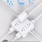 Surge Protector Power Strip - HANYCONY 8 Outlets 4 USB (2 USB C) Charging Ports, Multi Plug Outlet Extender, 5Ft Braided Extension Cord, Flat Plug Wall Mount Desk Charging Station for Home Office ETL