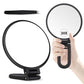 B Beauty Planet 30X Magnifying Mirror, Hand Mirror with Handle, Double Sided Hand Mirror with 30X/1X Magnification, Travel Essential Portable Foldable Makeup Mirror for Precision Makeup Black