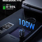 UGREEN 130W USB C Car Charger, Type C Car Charger Adapter Compatible with iPhone 17 17 Air 17 Pro 17 Pro Max 16 16 Plus 16 Pro 16 Pro Max 15 14 13 12, Galaxy S24 S23 Ultra, iPad, MacBook, and More