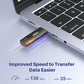 JOIOT 128GB USB C Flash Drive Dual USB 3.0 Flash Drive Type C + USB A Portable Type-C Flash Drive 2-in-1 USB-C Thumb Drive for Smartphone Tablet Computer Mac iPhone 15 Black