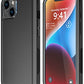 Diverbox for iPhone 14 Case [Shockproof] [Dropproof] [Tempered Glass Screen + Camera Lens Protector] Heavy Duty Protection Phone Case Cover for iPhone 14 6.1inch