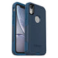 OtterBox iPhone XR Commuter Series Case - BESPOKE WAY (BLAZER BLUE/STORMY SEAS BLUE), Slim & Tough, Pocket-Friendly, with Port Protection