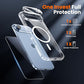 toushion 3 in 1 for iPhone Air Case Clear,Fits MagSafe, Not Yellowing, Screen Protector*1 Camera Lens Protector*1, Military-Grade Protection for Phone Cover 6.5 inch