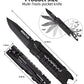 Multitool Knife 17 in 1Fire Starting Sticks, Bottle Opener, Saw Screwdrivers Bottle Opener, Whistle, Window Breaker and More -Perfect for Camping, Outdoor, Survival and Everyday Use,Gifts for Men Dad