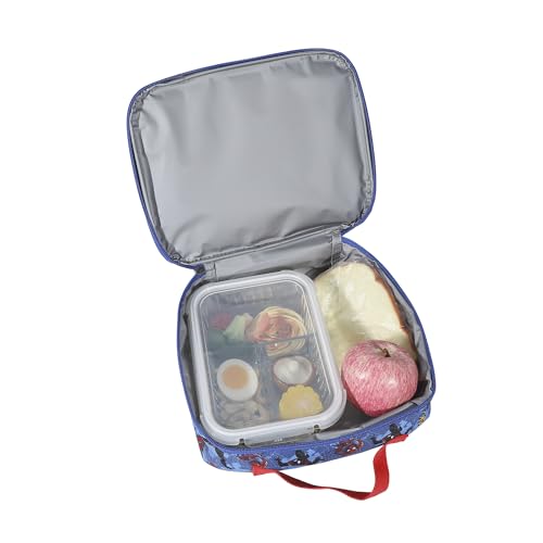 Bioworld Spider-Man Classic 2-Piece 16" Kids Clear Backpack & Lunch Box Set For School And Travel