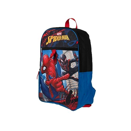 Marvel Spider-Man Miles Morales and Spidey 5-Piece 16" Youth Backpack Combo Set