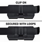 DeBin Case for Galaxy S26 S25 S24 5G S23, S22, S21, S20, S10, S9, A10e, A01, Note 10, Cell Phone Belt Holster Clip Pouch Holder Cover (Fits Samsung with Case on) Black