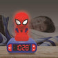 LEXiBOOK, Spider-Man Nightlight Alarm Clock, RL800SP | Sounds & Melodies, LCD Backlit screen, Luminous, Snooze, Blue