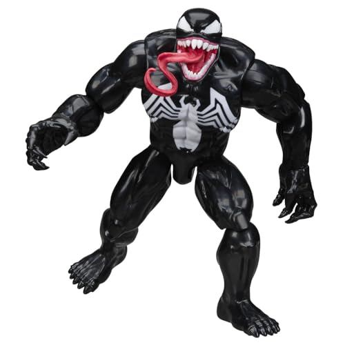 Marvel Spider-Man Titan Series Venom Deluxe Action Figure, 12-Inch-Scale (30 cm) Super Hero Toys for Kids Ages 4+