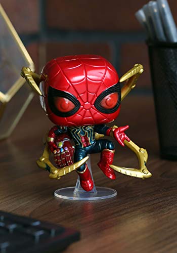 Funko POP! Marvel: Avengers Endgame - Iron Spider with NanoGauntlet | Official Superheroes Merch - Collectable Vinyl Figurine for Shelf Display - Birthday Gift Idea for Fans and Collectors