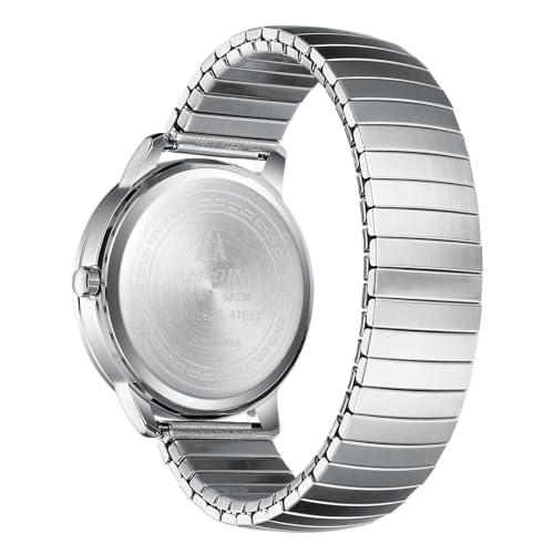 LN LENQIN Mens Watches Easy Read Analog Quartz Sport Waterproof Watch for Men with Date and 38mm Stainless Steel Expansion Band