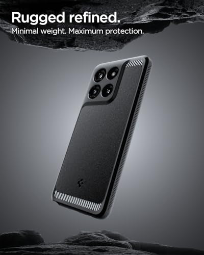 Spigen for Moto G Stylus 2026/2025 Case, Rugged Armor [Military-Grade Protection] [Slim Fit Anti-Slip Grip] [Wireless Charging] - Matte Black