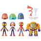 Spidey and his Amazing Friends Marvel Web-Spinners Gear Up for Adventure 4-Pack, 4-Inch Action Figures with 6 Accessories, Super Hero Toys for Kids 3+ ( Exclusive)