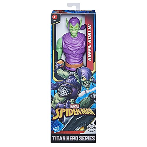 Marvel Titan Hero Series Green Goblin Toy 12-Inch-Scale Collectible Action Figure, Kids Ages 4 and Up