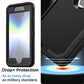 AICase for iPhone SE Case 3rd & 2nd Generation, for iPhone SE 2022/2020 Built-in Screen Protector Heavy Duty Protective Shockproof 3-Layer Full Body Rugged Phone Cover, Black