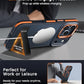 MAKAVO Magnetic for iPhone 17 Pro Case with Stand, Compatible with MagSafe, Slim Translucent Matte Military-Grade Drop Protection Phone Cover, Orange